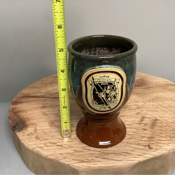 Ceramic Crafted 2012 Bay Area Renaissance Festival Goblin Mug - Excellent - Picture 11 of 13